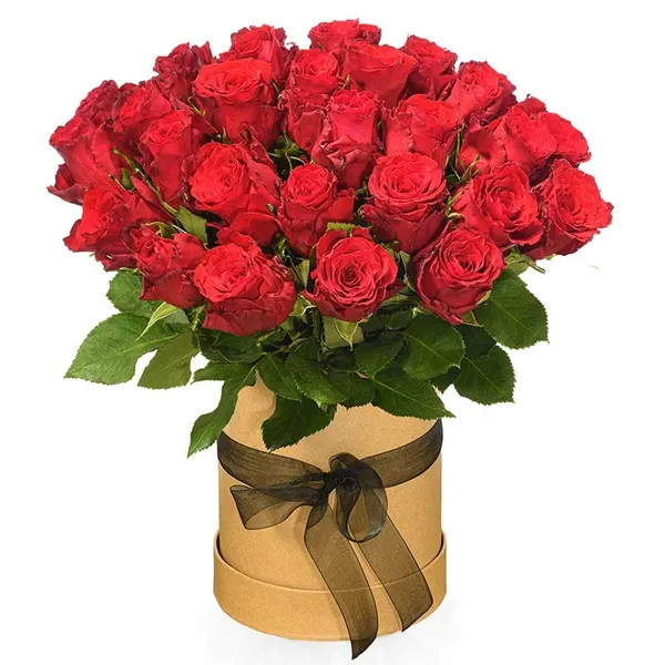 Luxurious Roses in Hatbox ♥